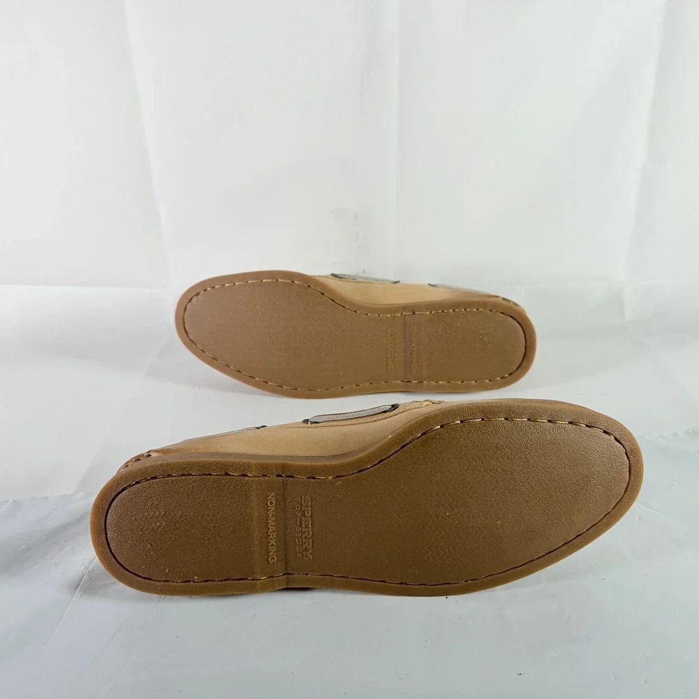 Sperry Gold Cup Authentic Original Burnished Tan Boat Shoes Mens 10.5M STS24497